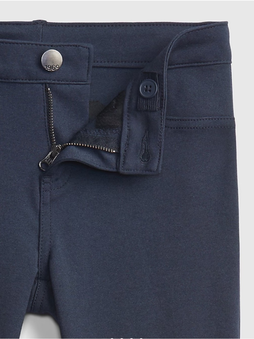 GAP Kids Uniform Ponte Pants Blue 7 Slim NWT IN PACKAGE - Picture 4 of 10